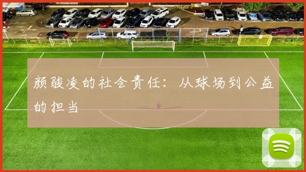 颜骏凌的社会责任：从球场到公益的担当
